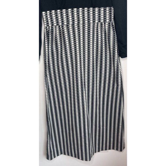 Vintage 60s Retro Maxi Dress Size M/L - Picture 5 of 7